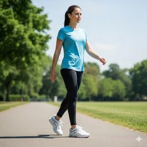 Reebok Women's White Blue Leather Athletic Shoes Sneakers Hexalite Size 6‎